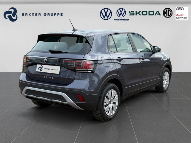 Foto 1 - Volkswagen T-Cross 1.0TSI+KLIMA+SHZ+LED+APP+DAB+ZV+, Rauchgrau Metallic