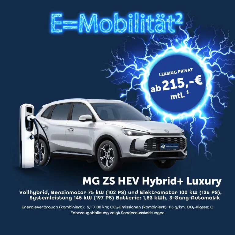 MG ZS HEV Hybrid+ Luxury