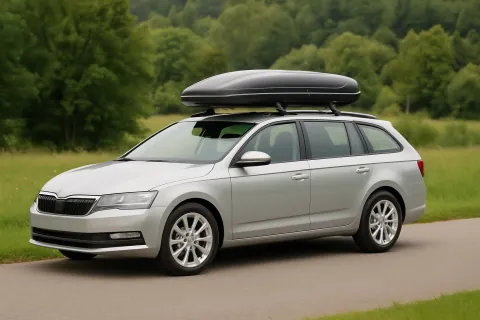 TRAVELPRO X1 Dachbox – 480 Liter – Schwarz glänzend